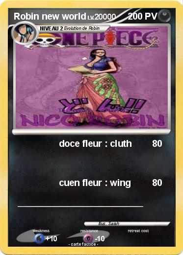 Pokemon Robin new world