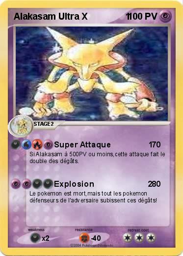 Pokemon Alakasam Ultra X               1