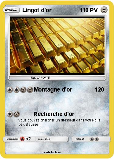 Pokemon Lingot d'or