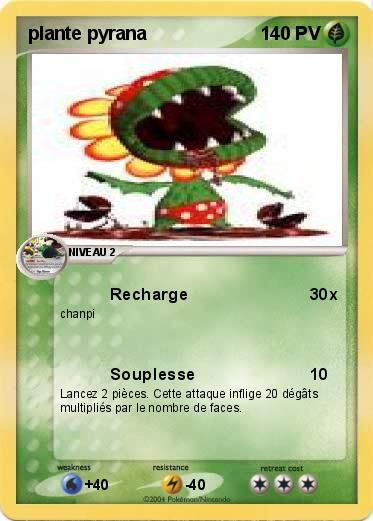 Pokemon plante pyrana