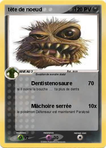 Pokemon tête de noeud