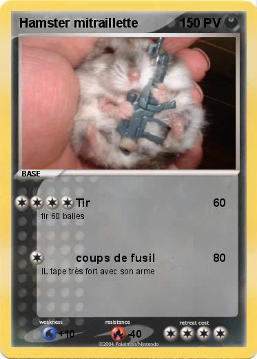 Pokemon Hamster mitraillette