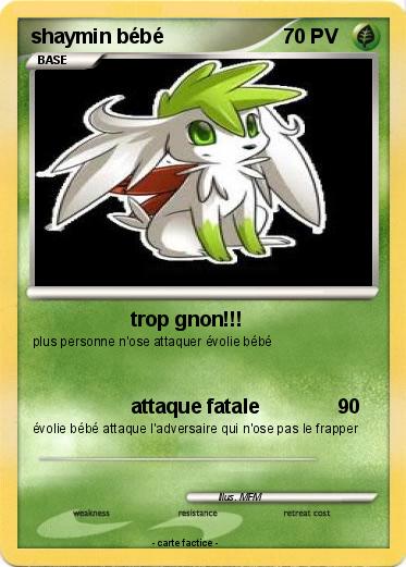 Pokemon shaymin bébé