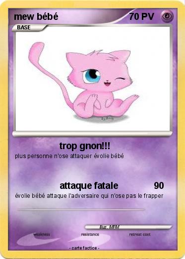 Pokemon mew bébé