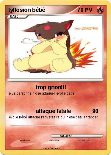 Pokemon tyflosion bébé