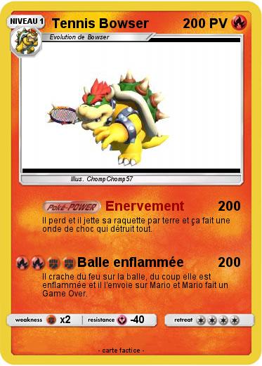 Pokemon Tennis Bowser