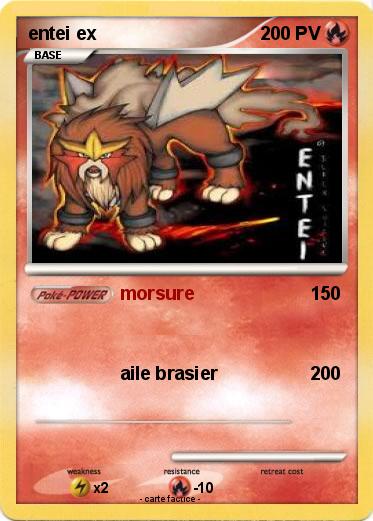 Pokemon entei ex