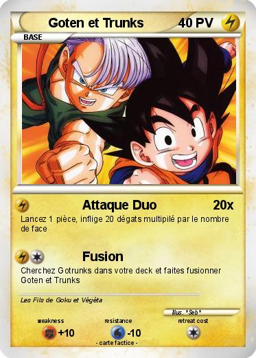 Pokemon Goten et Trunks