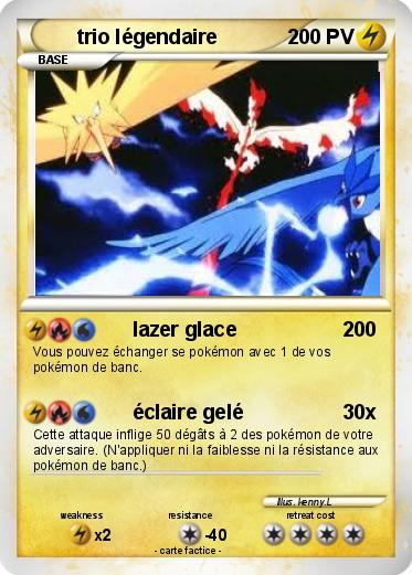 Pokemon trio légendaire