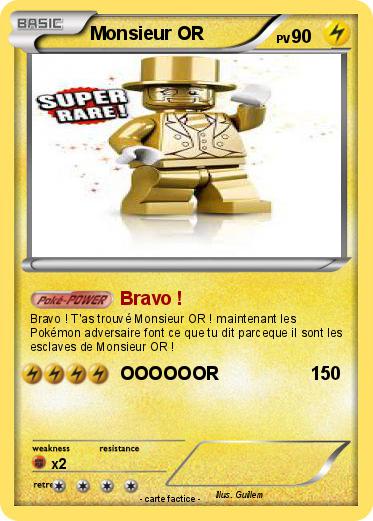 Pokemon Monsieur OR
