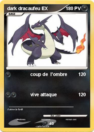 Pokemon dark dracaufeu EX