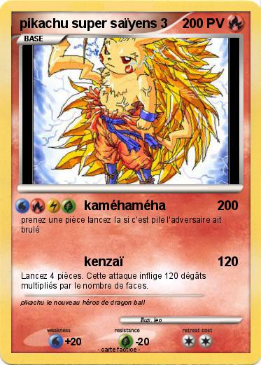 Pokemon pikachu super saïyens 3