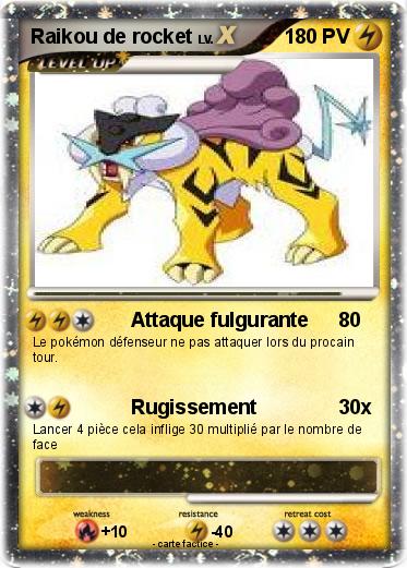 Pokemon Raikou de rocket