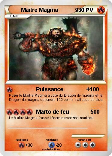 Pokemon Maître Magma           9