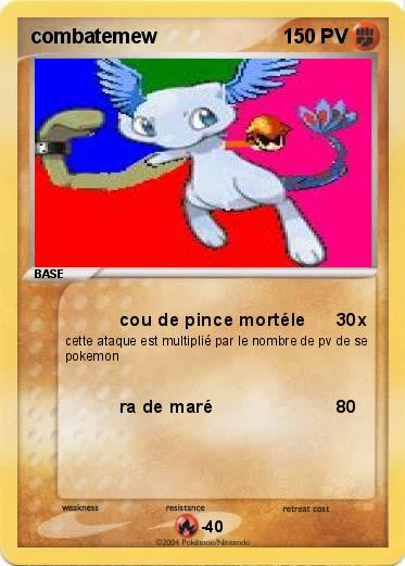 Pokemon combatemew