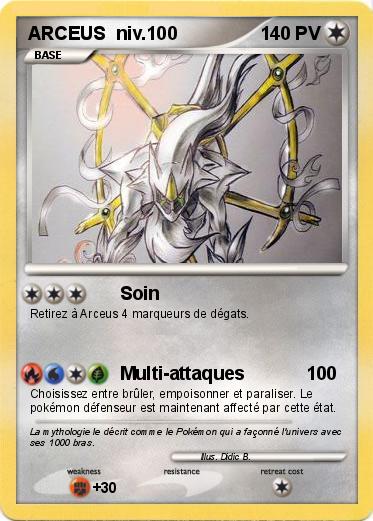 Pokemon ARCEUS  niv.100