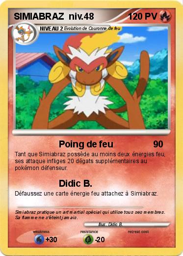 Pokemon SIMIABRAZ  niv.48
