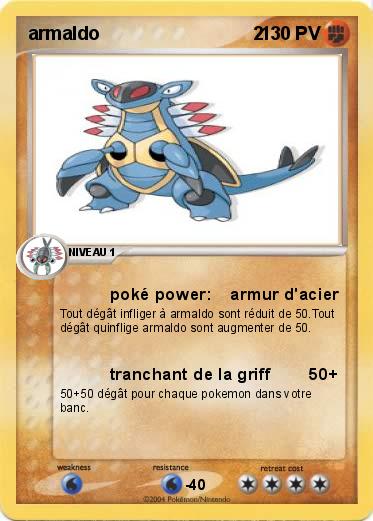 Pokemon armaldo                              2