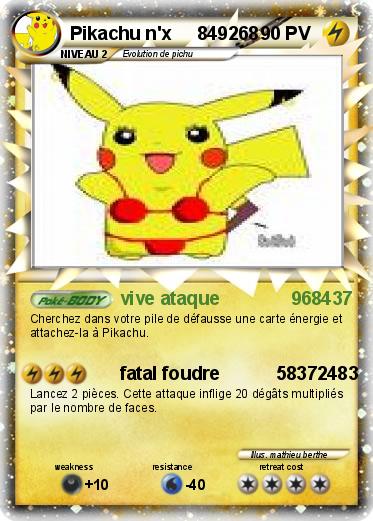 Pokemon Pikachu n'x     849268