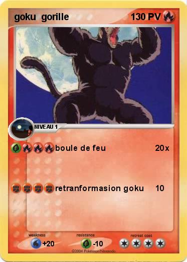 Pokemon goku  gorille