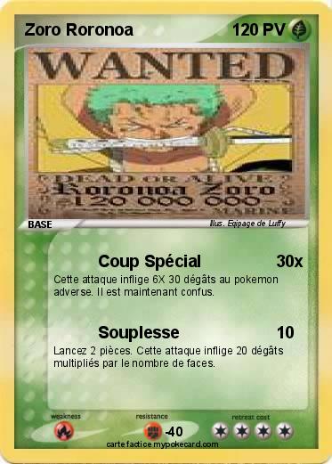 Pokemon Zoro Roronoa