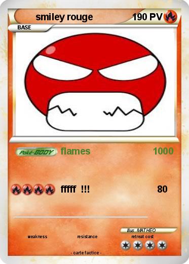 Pokemon smiley rouge