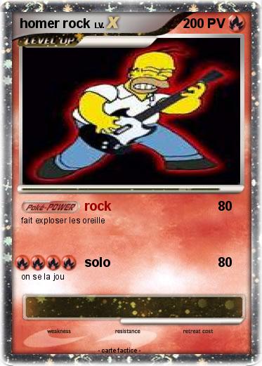 Pokemon homer rock