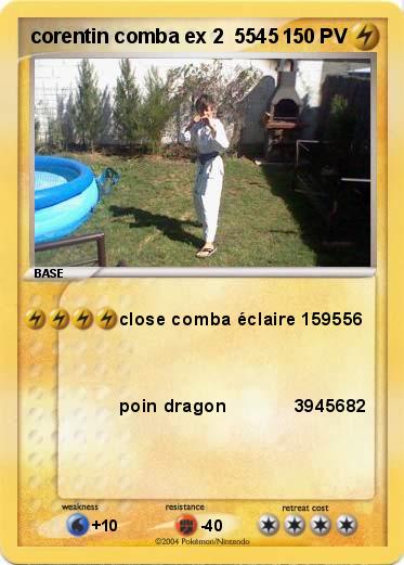 Pokemon corentin comba ex 2  5545