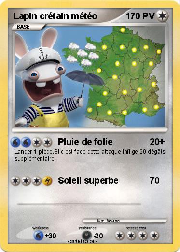 Pokemon Lapin crétain météo