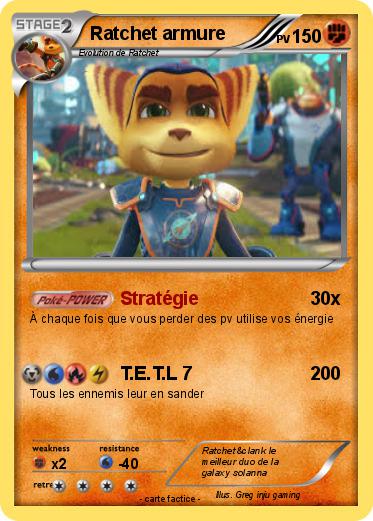 Pokemon Ratchet armure