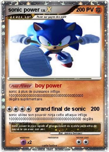 Pokemon sonic power