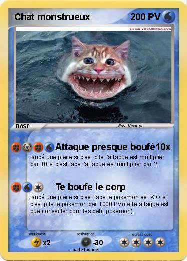 Pokemon Chat monstrueux