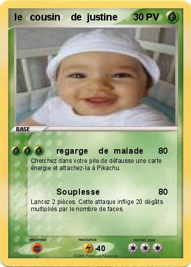 Pokemon le   cousin    de  justine