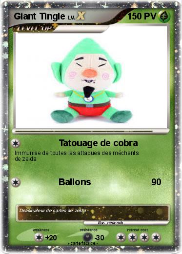Pokemon Giant Tingle