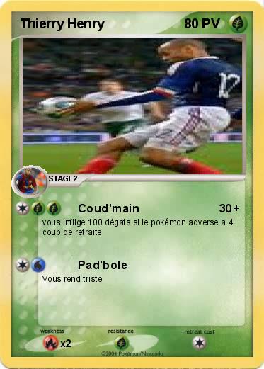 Pokemon Thierry Henry