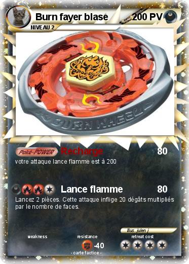 Pokemon Burn fayer blase