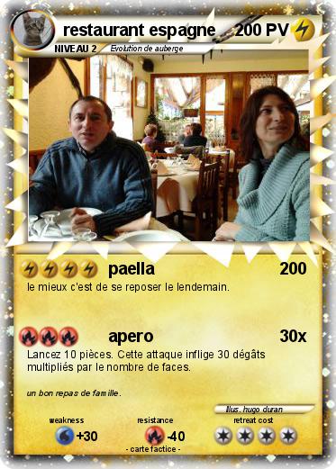 Pokemon restaurant espagne