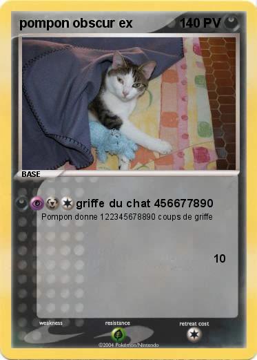 Pokemon pompon obscur ex