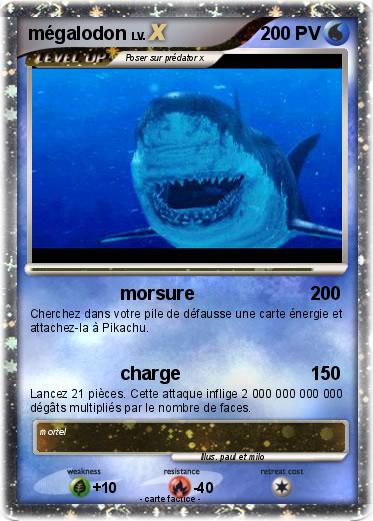 Pokemon mégalodon Pokemon mégalodon