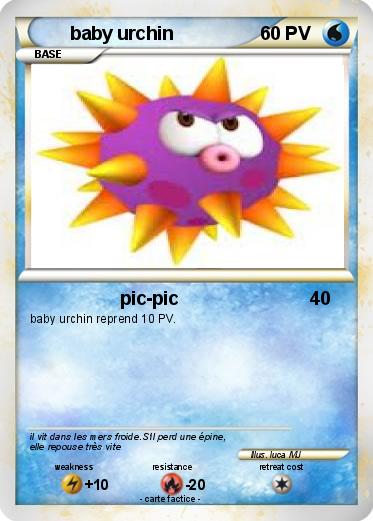 Pokemon baby urchin