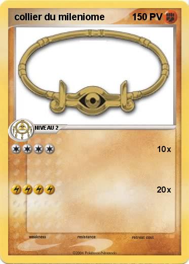 Pokemon collier du mileniome