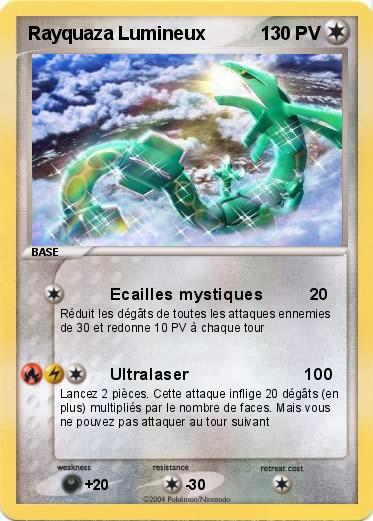 Pokemon Rayquaza Lumineux