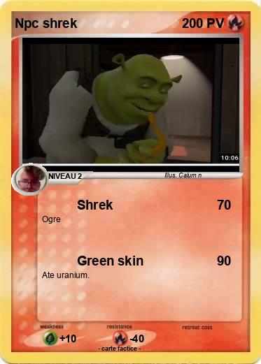 Pokemon Npc shrek