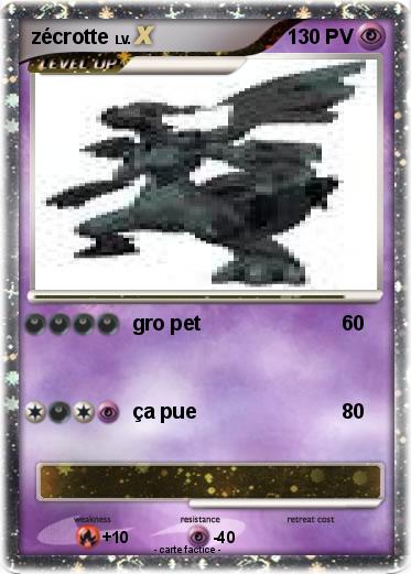 Pokemon zécrotte