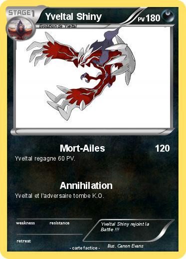 Pokemon Yveltal Shiny