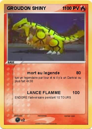 Pokemon GROUDON SHINY             1