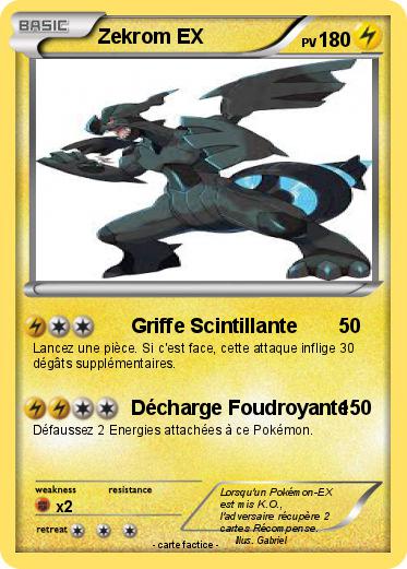 Pokemon Zekrom EX