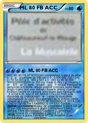 Pokemon ML 80 FB ACC
