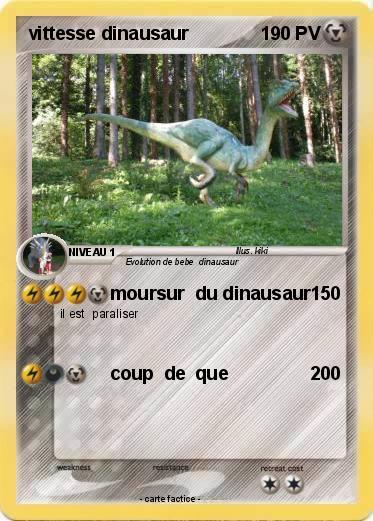 Pokemon vittesse dinausaur