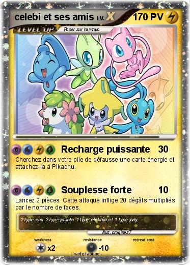 Pokemon celebi et ses amis
